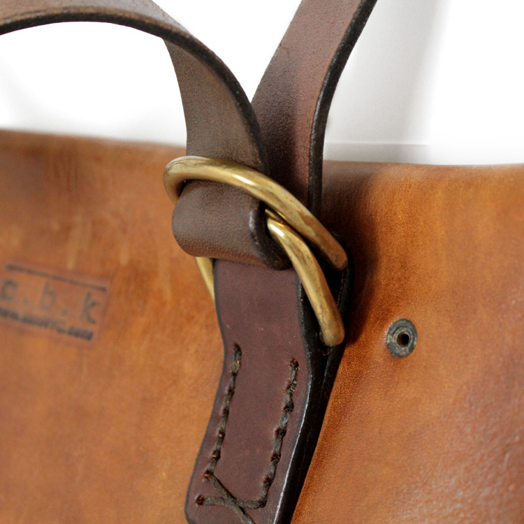 a.b.k custom leather craft|Leather Shoulder Bag|Brown | セレクト 