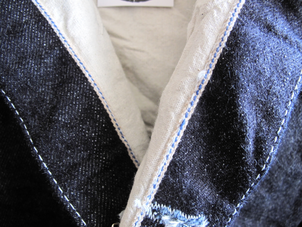 TENDER Co.（テンダー）のTYPE922 Rinsed Denim Panel-Lined Jacket 