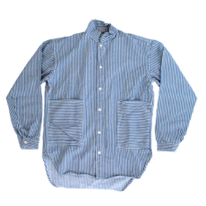 TENDER Co.｜Long Sleeve Tail Shirt(TYPE:420)｜Blue Stripe