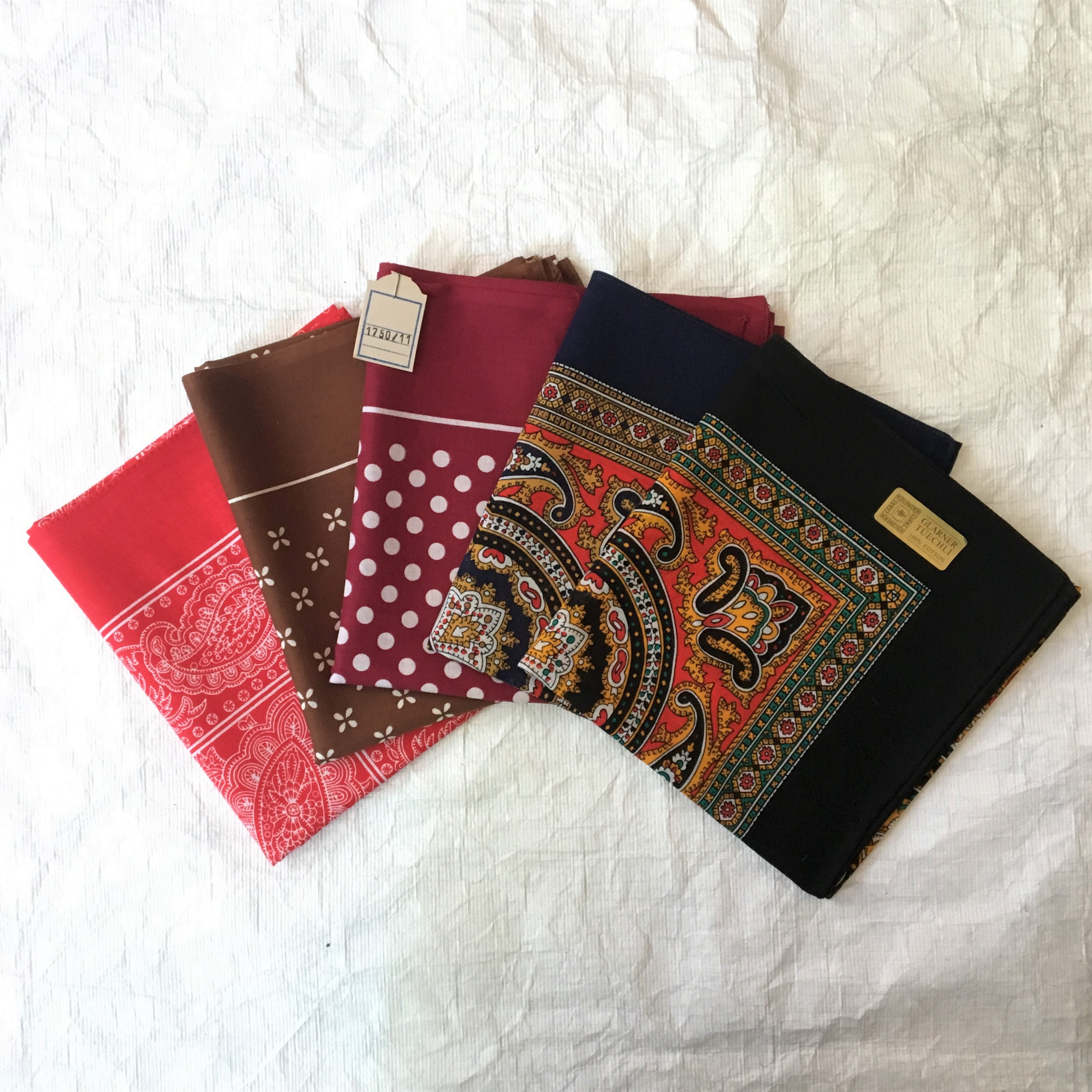 Blumer（ブリュメル）のCotton Scarf (dead stock from 1970's