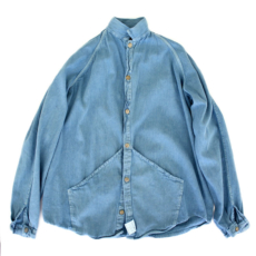 TENDER Co.｜Type431 Mackintosh Raglan Wallaby Shirt L/S｜Prussian