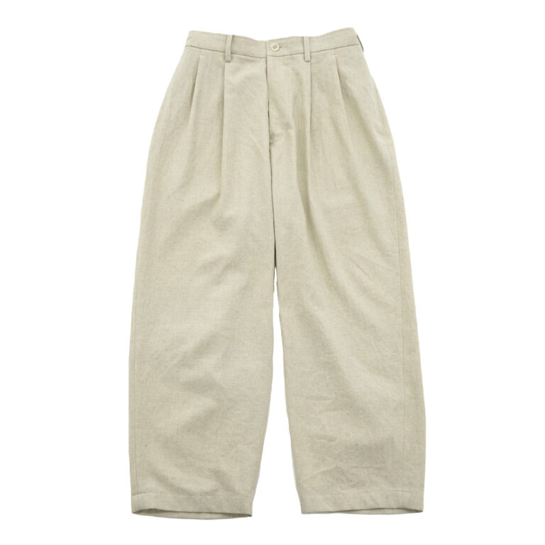 Gorsch｜2 Out-tack Flowing Trousers｜Clay-