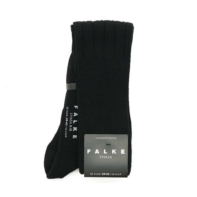 FALKE/MENS｜#15423 Lhasa Rib Knee-High Socks｜3000/Black
