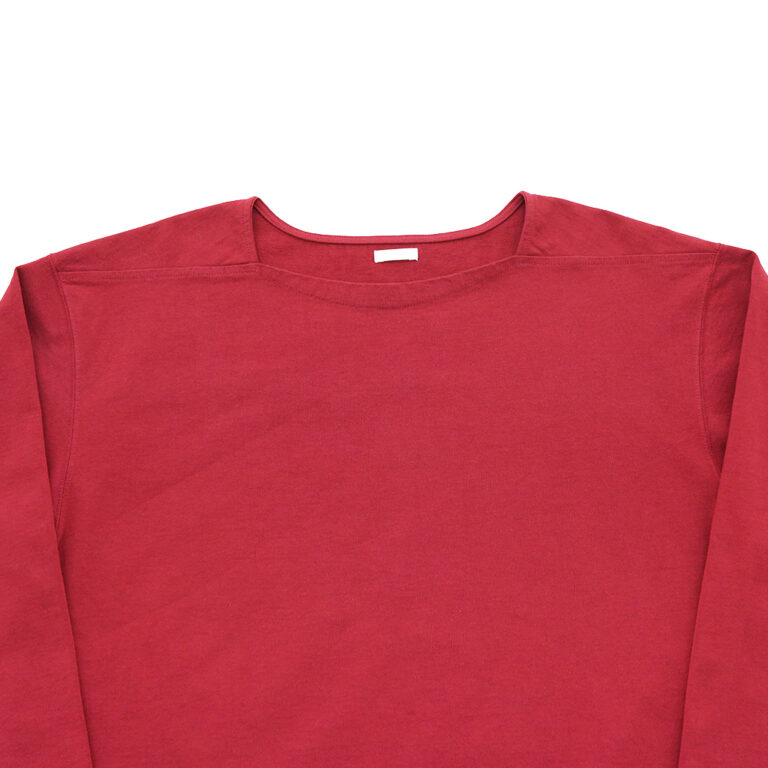 comm.arch./WOMENS｜OG Cotton Square Neckd Tee｜Antique Red 